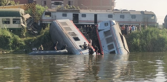 حادث قطار المنيا