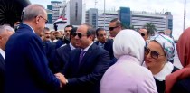 الرئيسان السيسي وأردوغان وحرم كل منهما