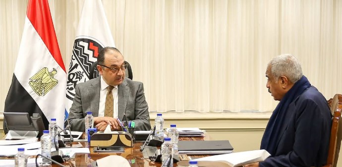 وزير قطاع الأعمال يلتقي هشام طلعت مصطفى